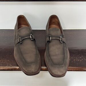 Men's Brown Suede Loafers Johnson & Murphy